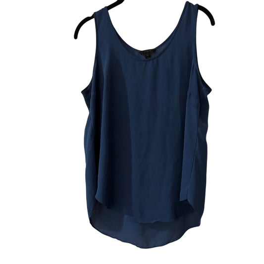 🍷J.Crew blue sheer chiffon tank size 8