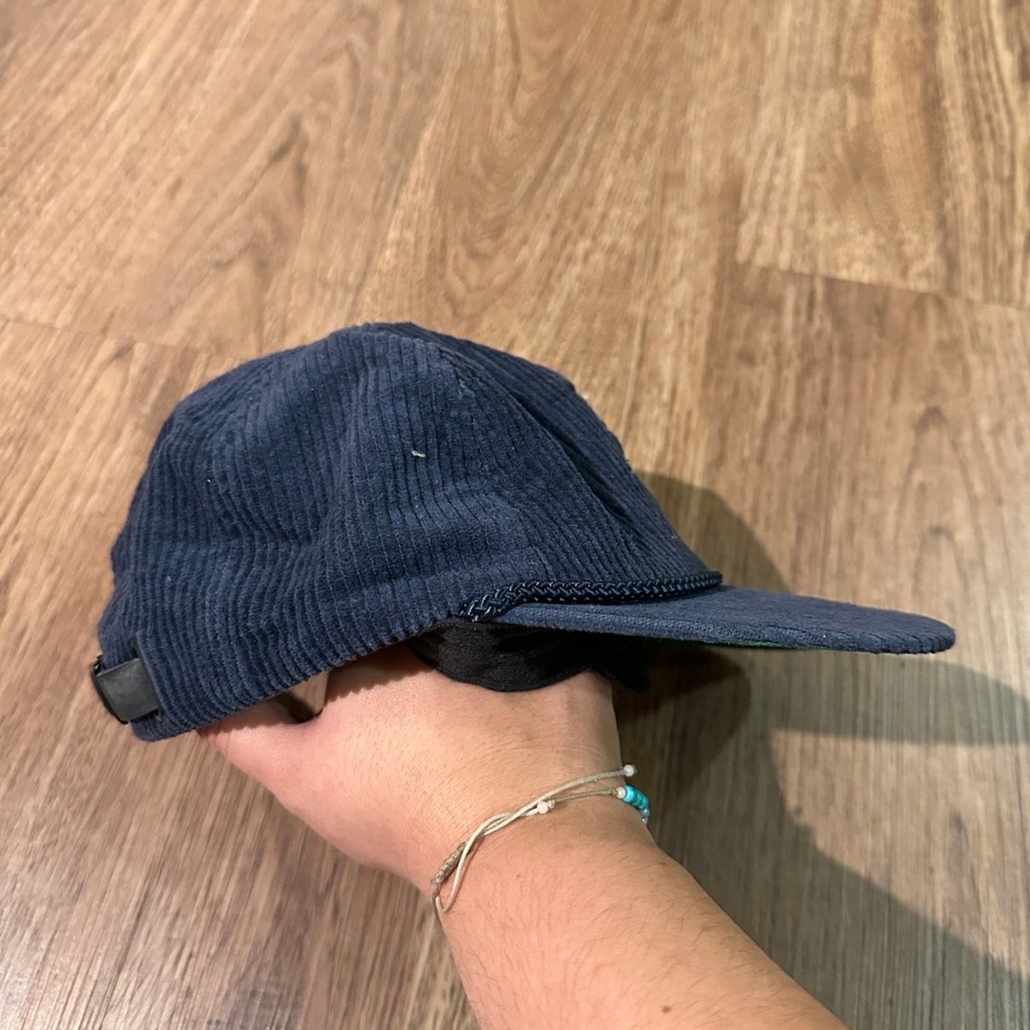 Lake Tahoe suckem up blue corduroy cap