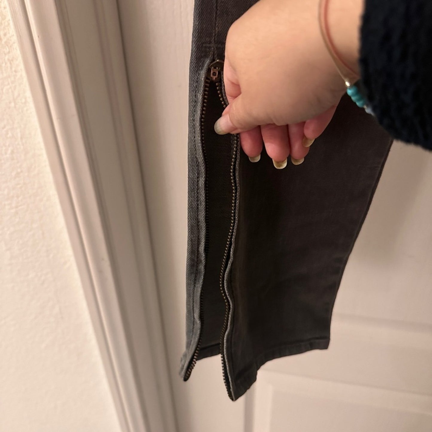 Jbrand Y2K grey low rise skinny jeans size 27