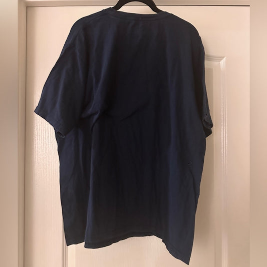 Adidas navy blue graphic tee size XL