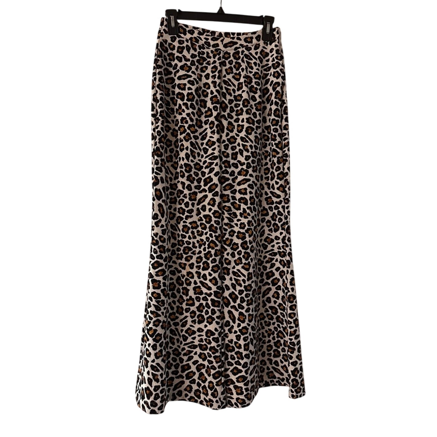 Animal print wide leg trouser pants size 26