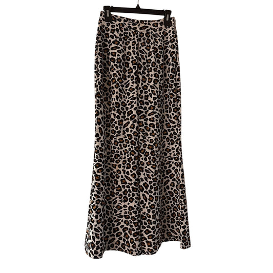 Animal print wide leg trouser pants size 26