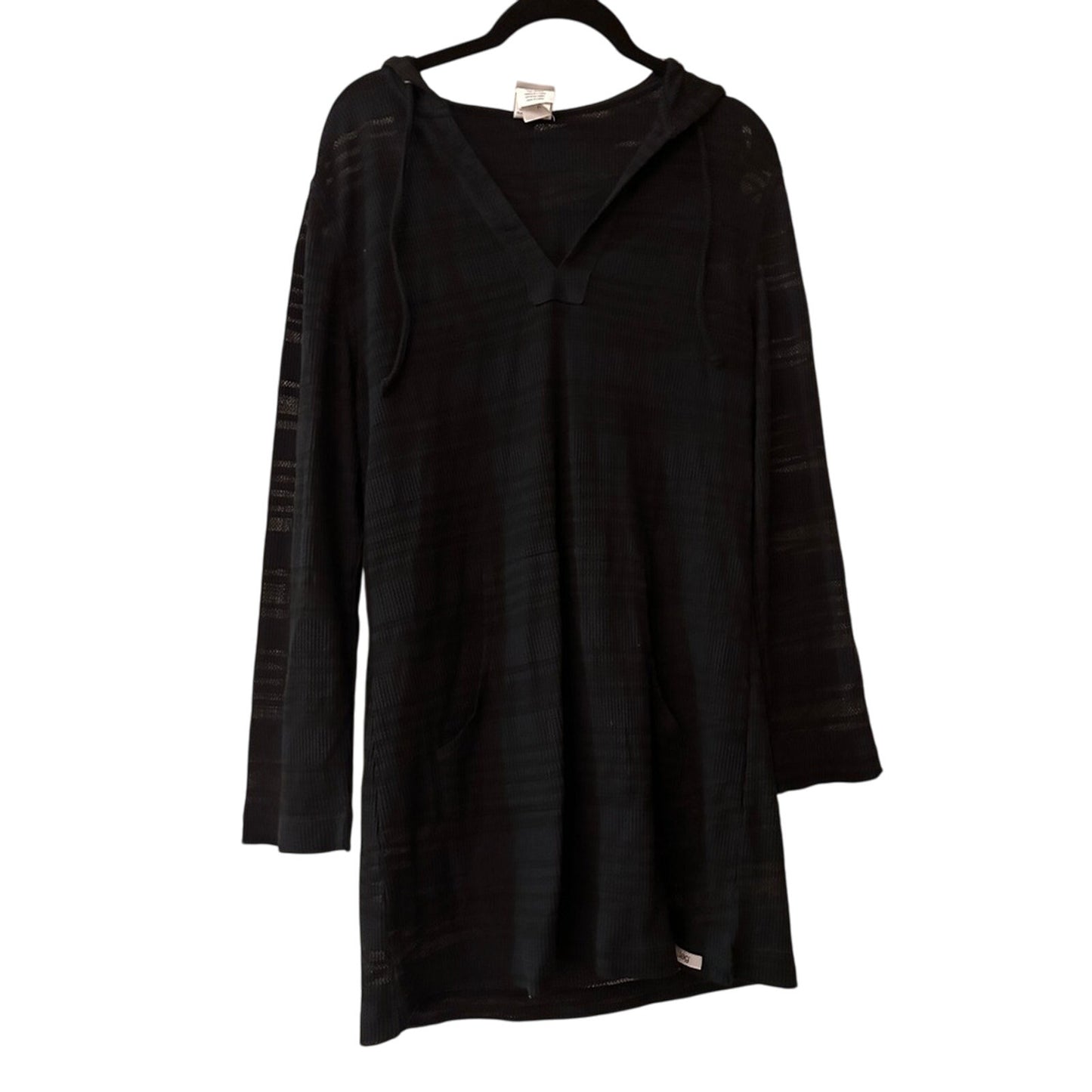JAG black hooded coverup size medium
