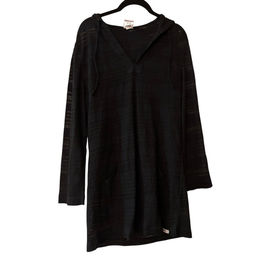 JAG black hooded coverup size medium