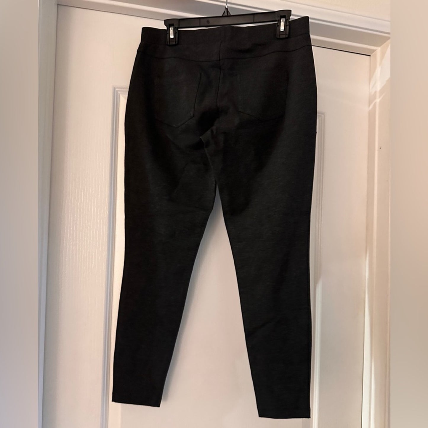 NWT Marty M dark grey zip ponte pant size medium