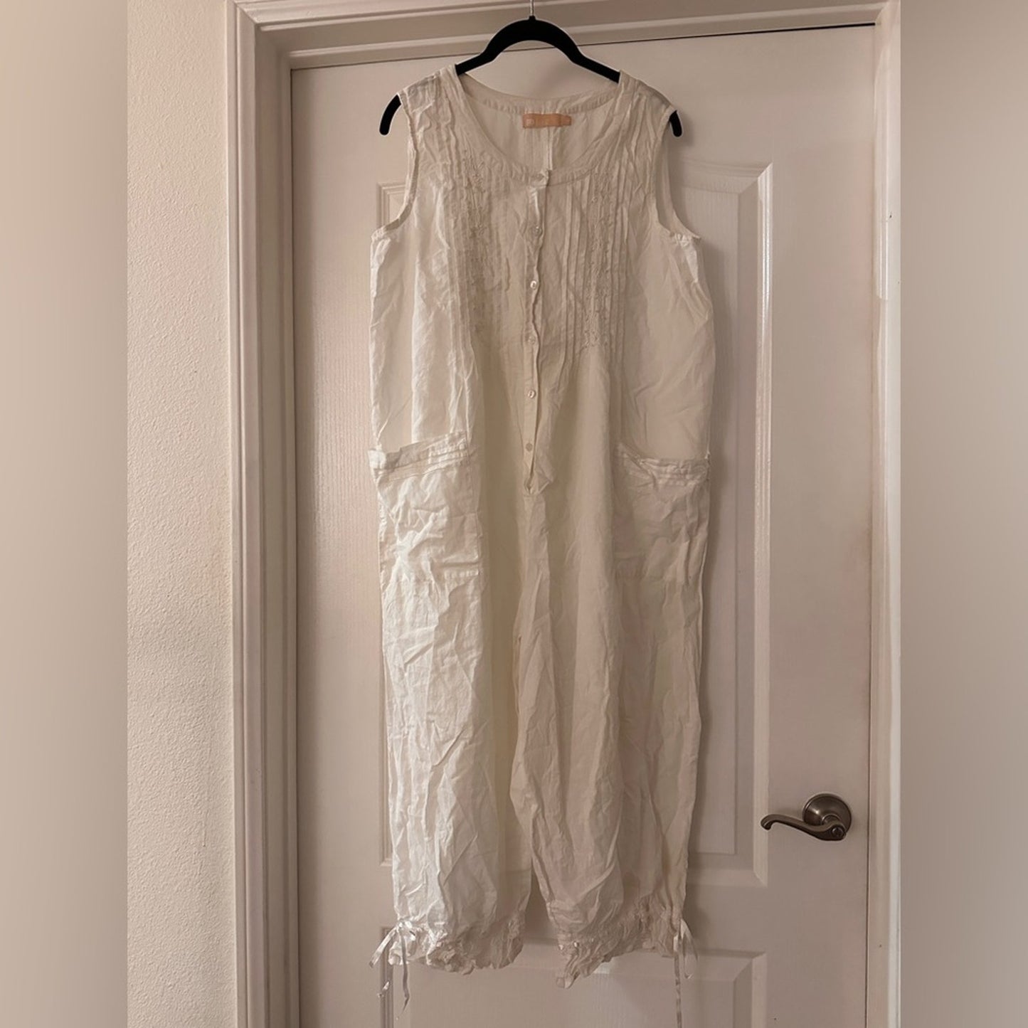 LACERA white 100% cotton gauze onesize size medium