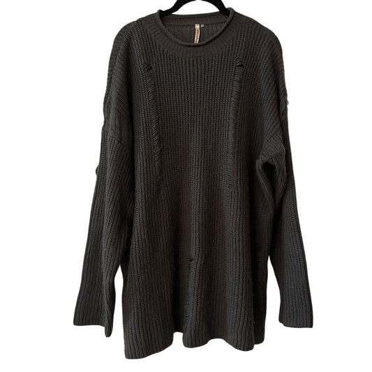 Mittoshop distressed knit cozy oversized sweater tunics size large