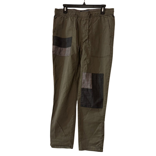 American Rag army green patchwork cargo drawstring pants size medium