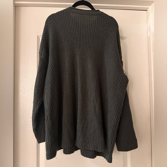 Mittoshop distressed knit cozy oversized sweater tunics size large
