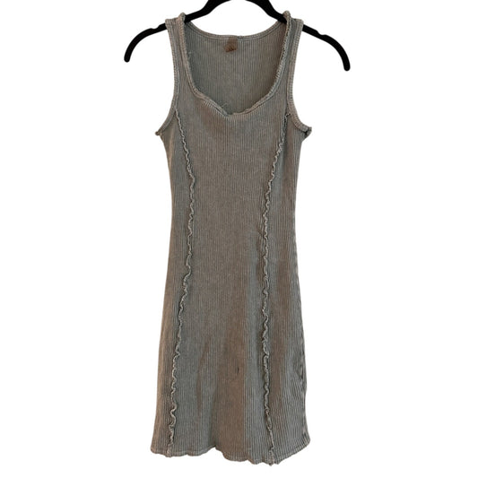Junie Clothing Mint Green Ribbed Sleeveless Dress Size Small
