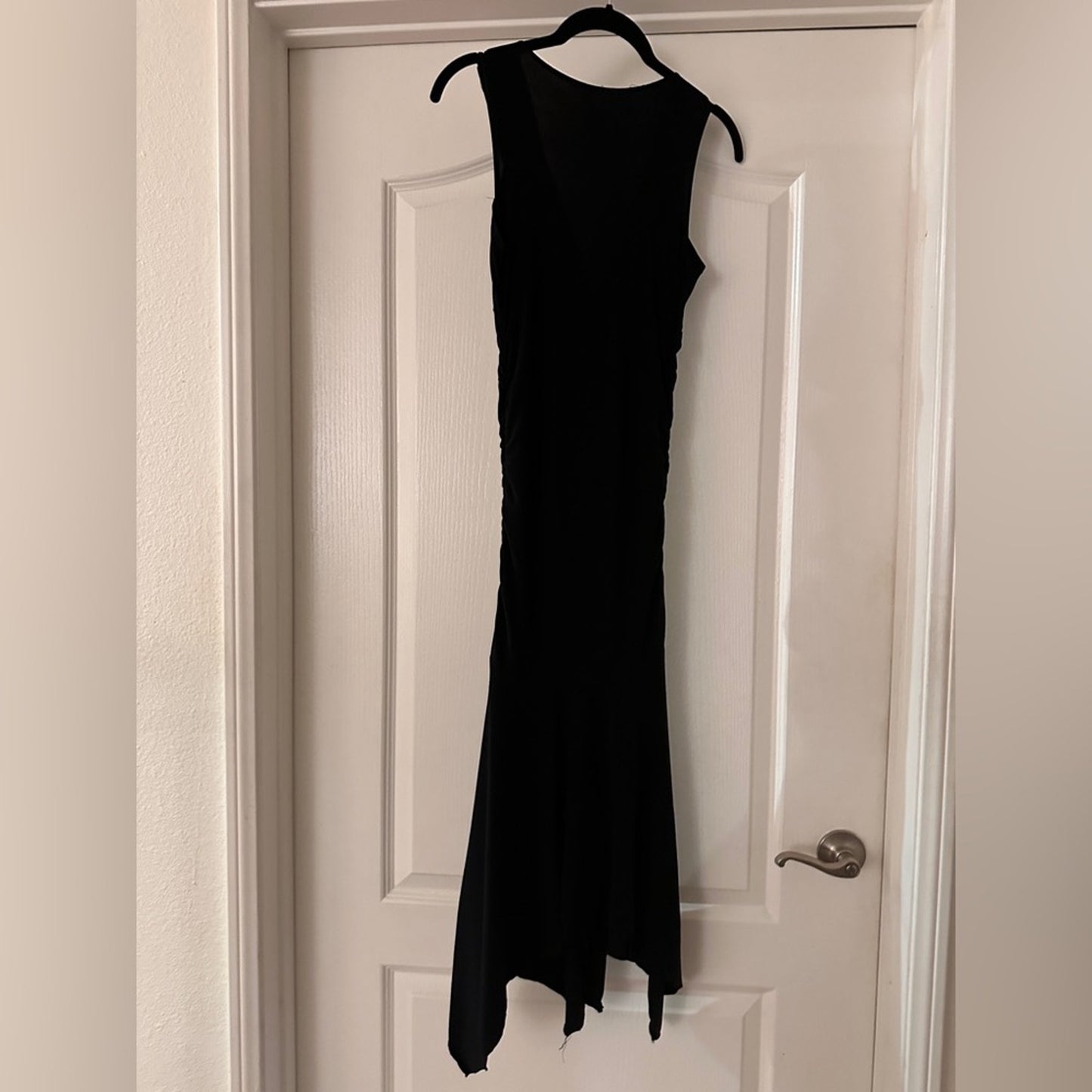Black midi cocktail dress size xs
