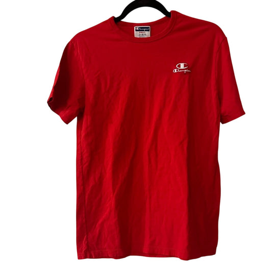 Champion red cotton tee size small