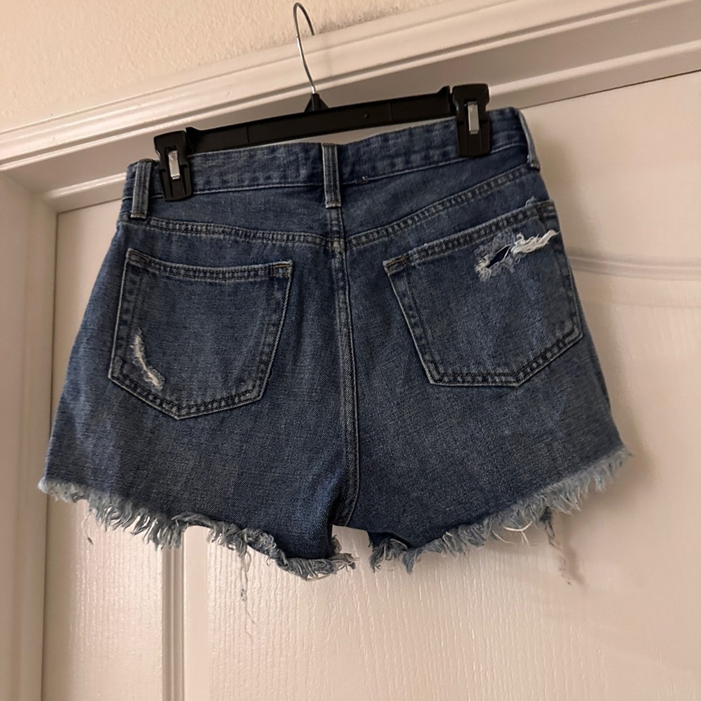 Just USA distressed denim shorts size medium