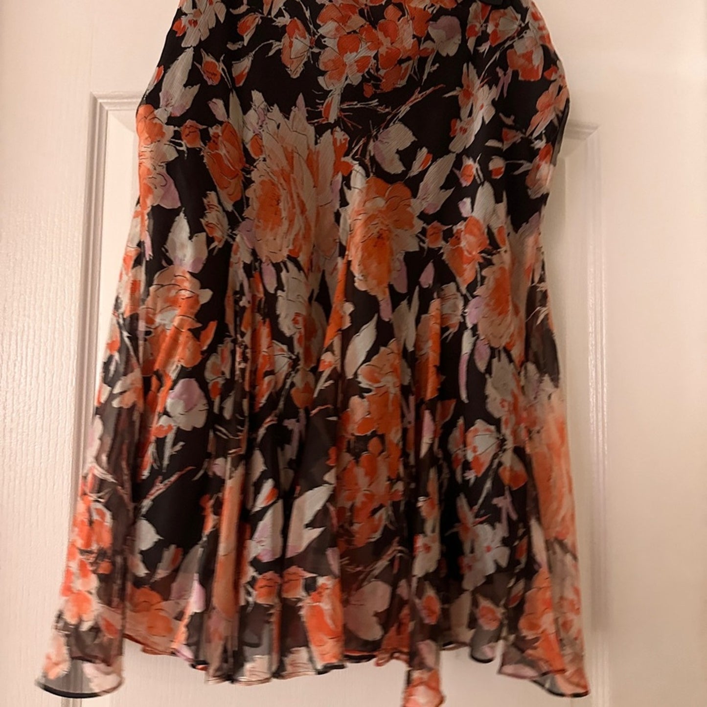 Lauren Ralph Lauren flowy chiffon floral skirt size XL