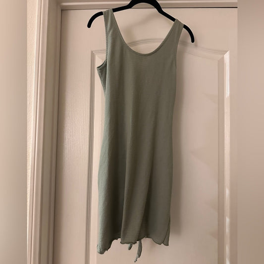 Timing Mint Green Ruched Dress Size Large