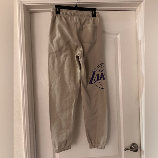 Lakers Grey Sweatpants size medium