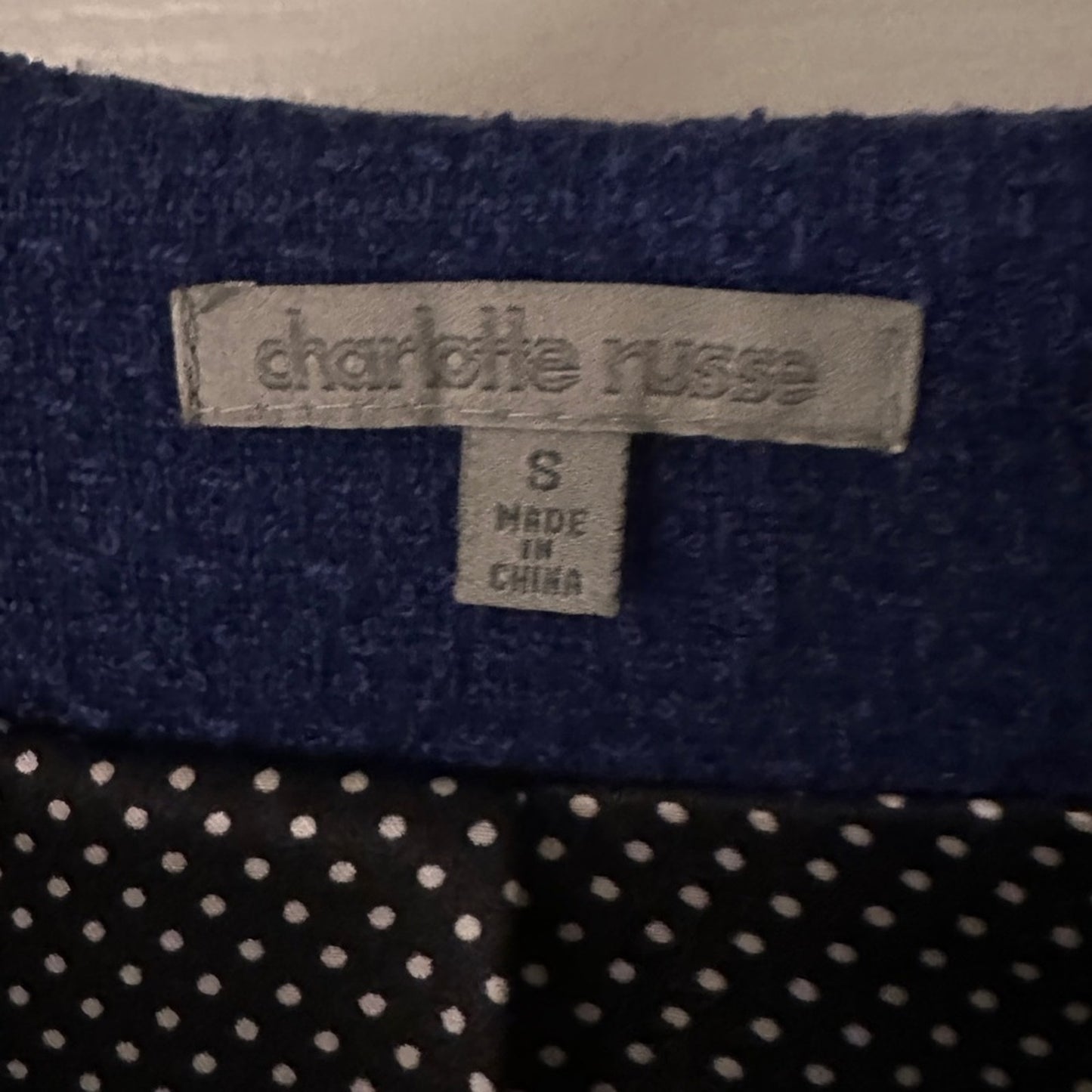 Charlotte Russe blue jacket size small