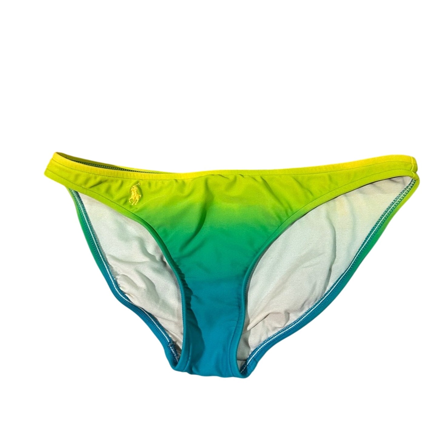 🍷Polo Ralph Lauren green and blue ombré swimsuit bottoms size small