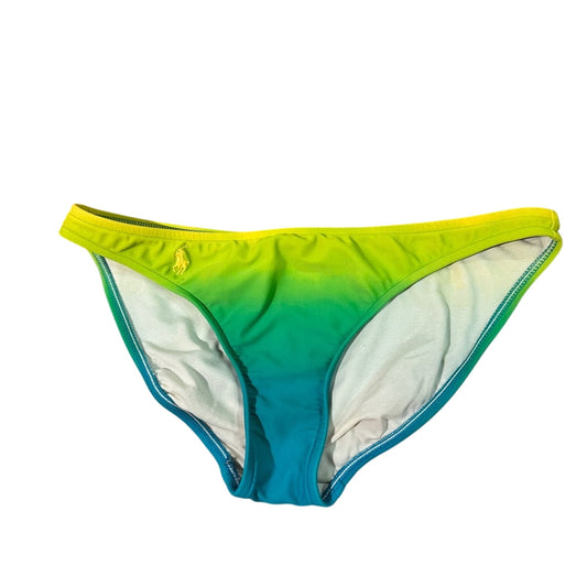 🍷Polo Ralph Lauren green and blue ombré swimsuit bottoms size small