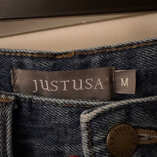 Just USA distressed denim shorts size medium