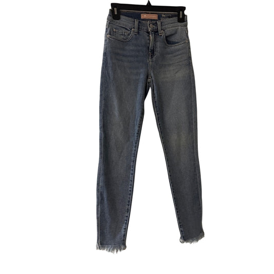 7 for all mankind luxe vintage the angle skinny jeans size 24