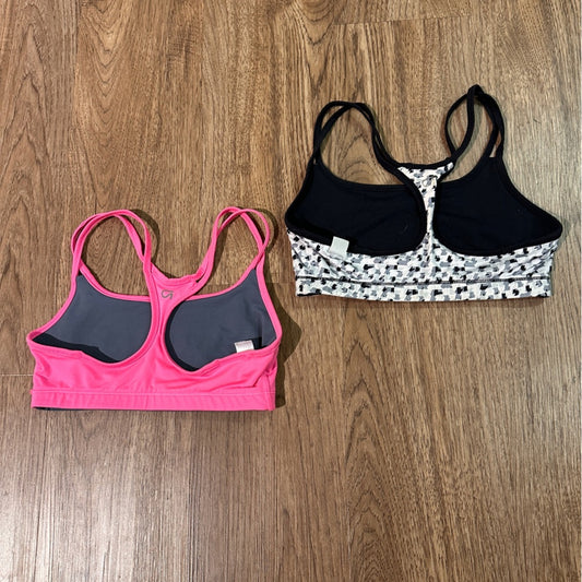 Gap fit set of 2 reversible sports bras size XS