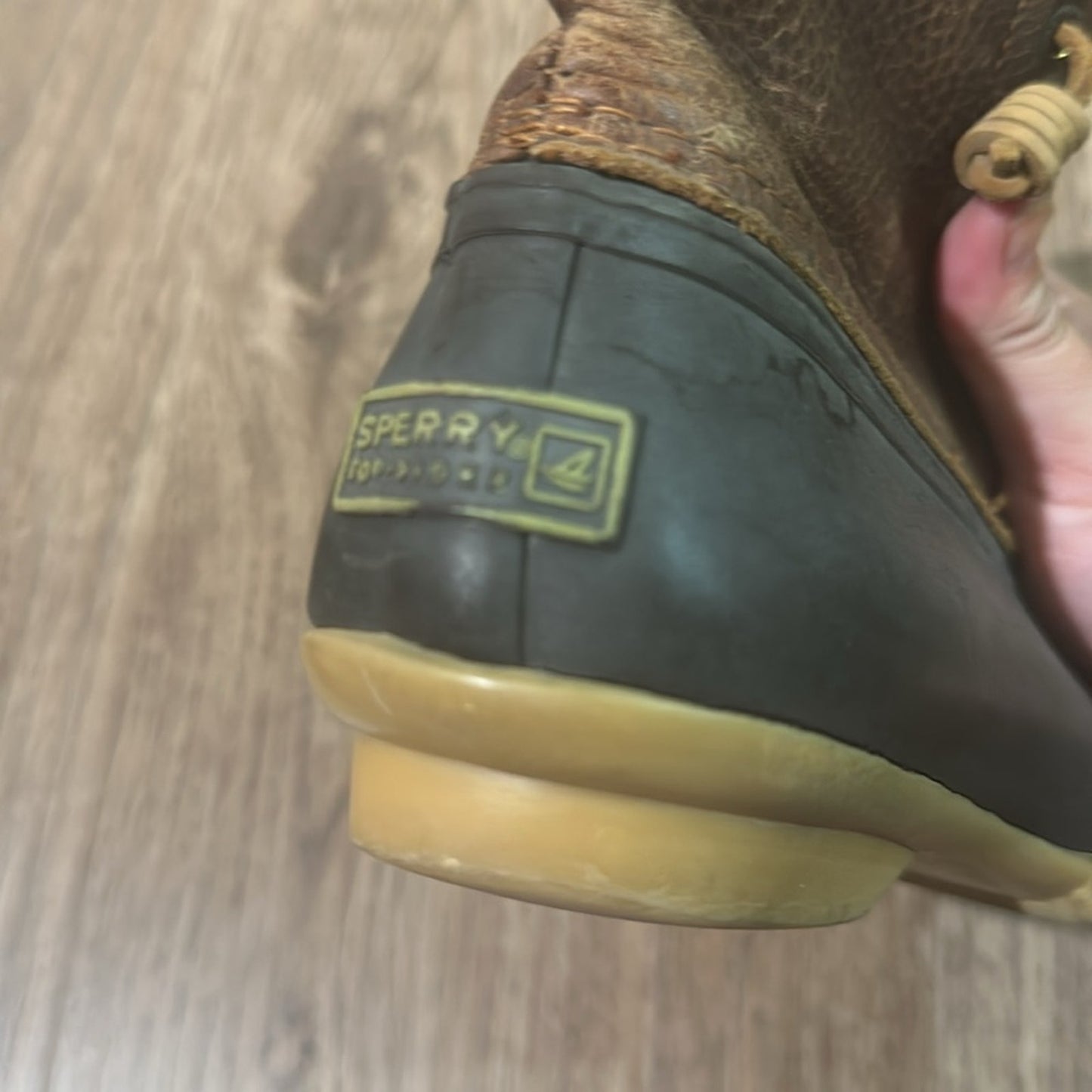 Sperry rubber fisherman boat shoes size 8