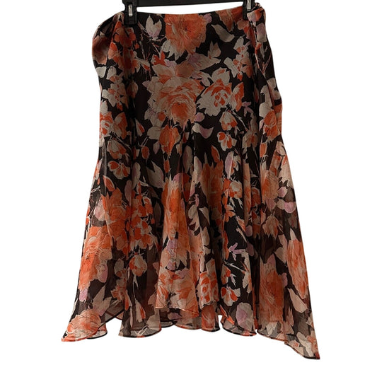 Lauren Ralph Lauren flowy chiffon floral skirt size XL