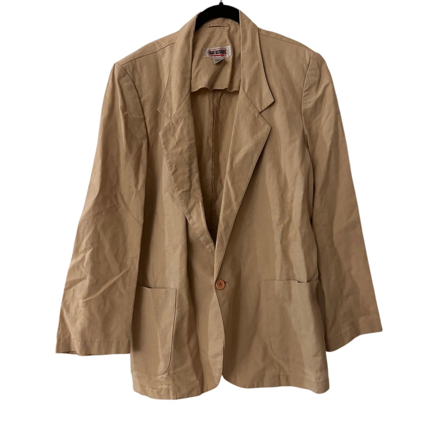 Vintage Brad Richards raime cotton blend blazer size large