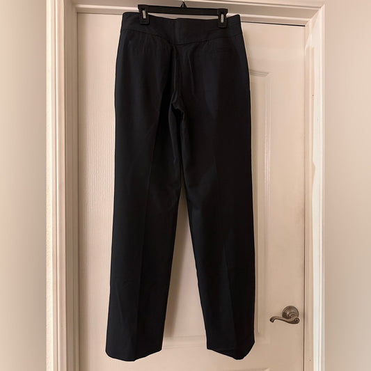🍷Reiss Black pinstripe trouser pants size 8