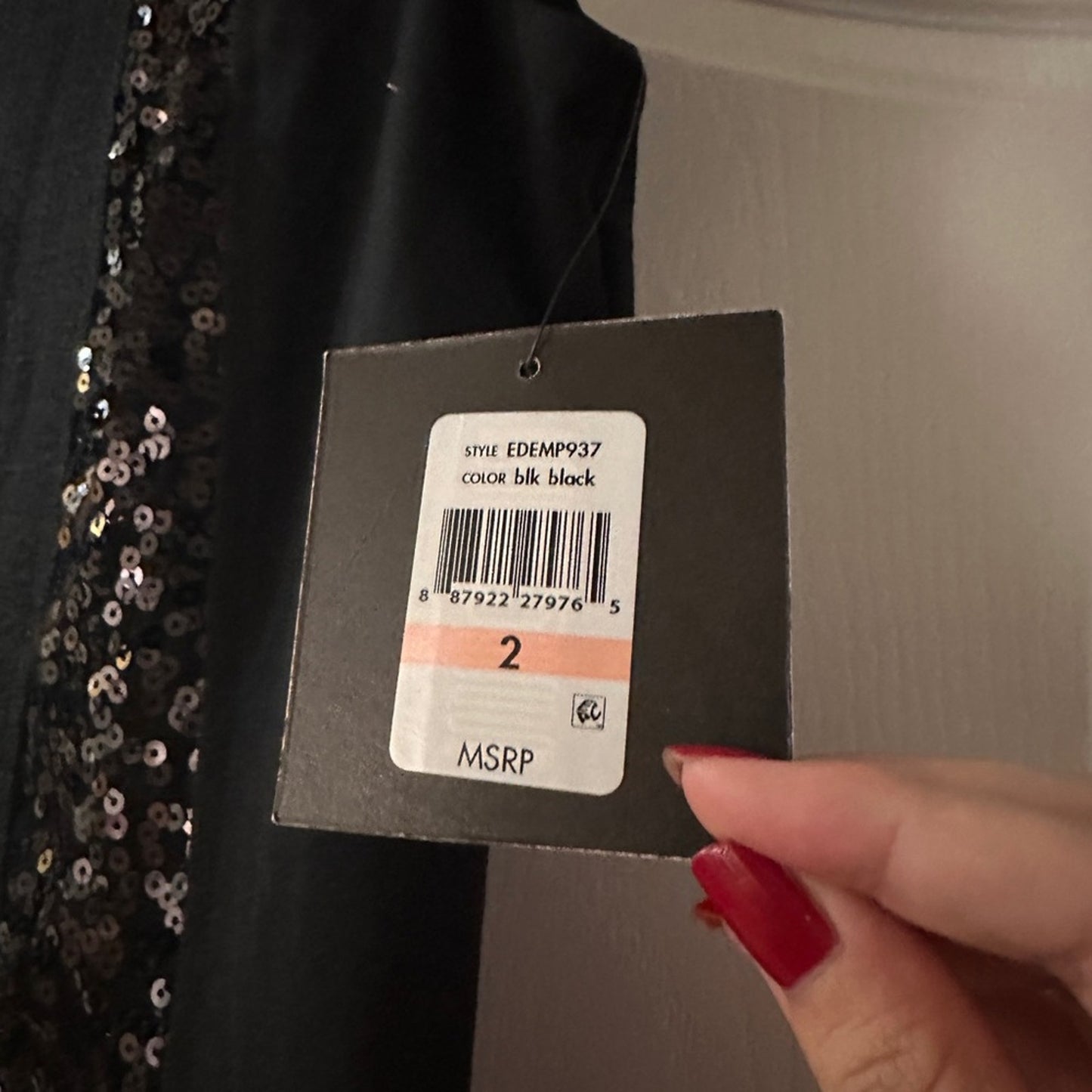 NWT Ellen Tracy black sleeveless dress size 2