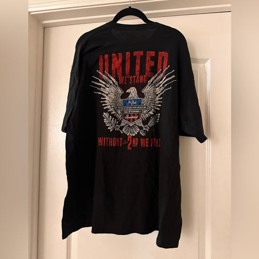 Bass pro shop black cotton graphic tee shirt size 2XL