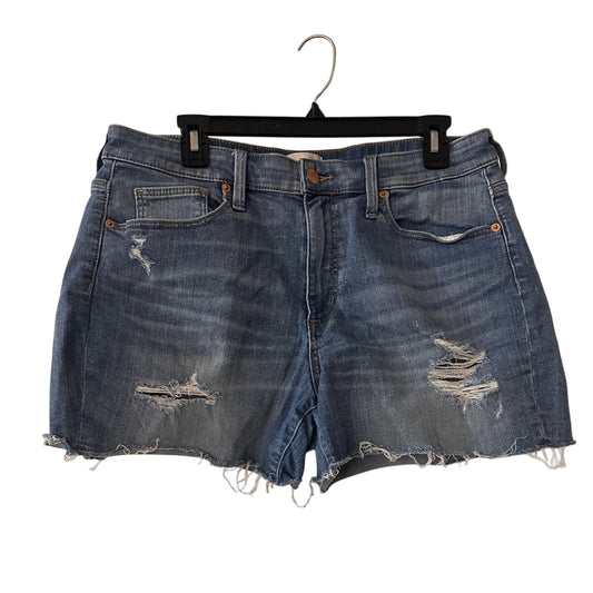 Universal thread high rise midi distressed lightweight shirts size 12/31