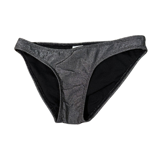 🍷Xhilaration target gunmetal metallic shimmer swimsuit bottoms size small