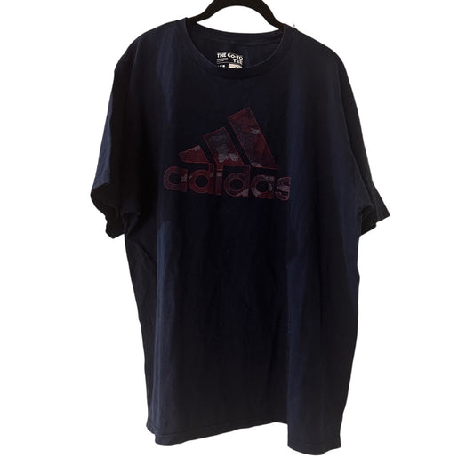 Adidas navy blue graphic tee size XL