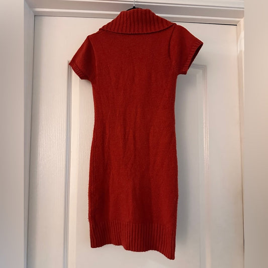 Derek heart red knit sweater dress size medium